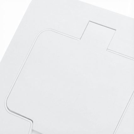 BRILAGI - Infällt köksuttag INBOX IP55, vitt, rektangulärt
