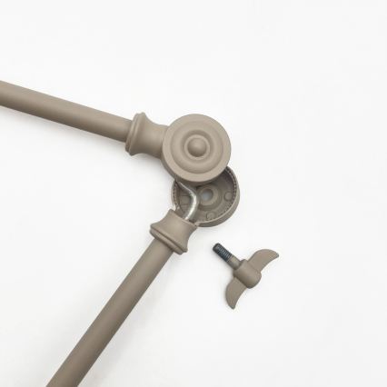 BRILAGI - Justerbar LED-taklampa på stång IRONBEAM 1xE27/60W/230V beige
