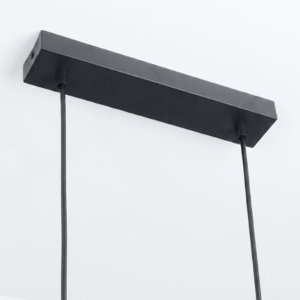 Brilagi - Kabelupphängd taklampa SELE 4xGU10/30W/230V svart