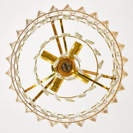 Brilagi - Kristallkrona med kedja CRISTAL 5xE14/40W/230V Ø 38 cm