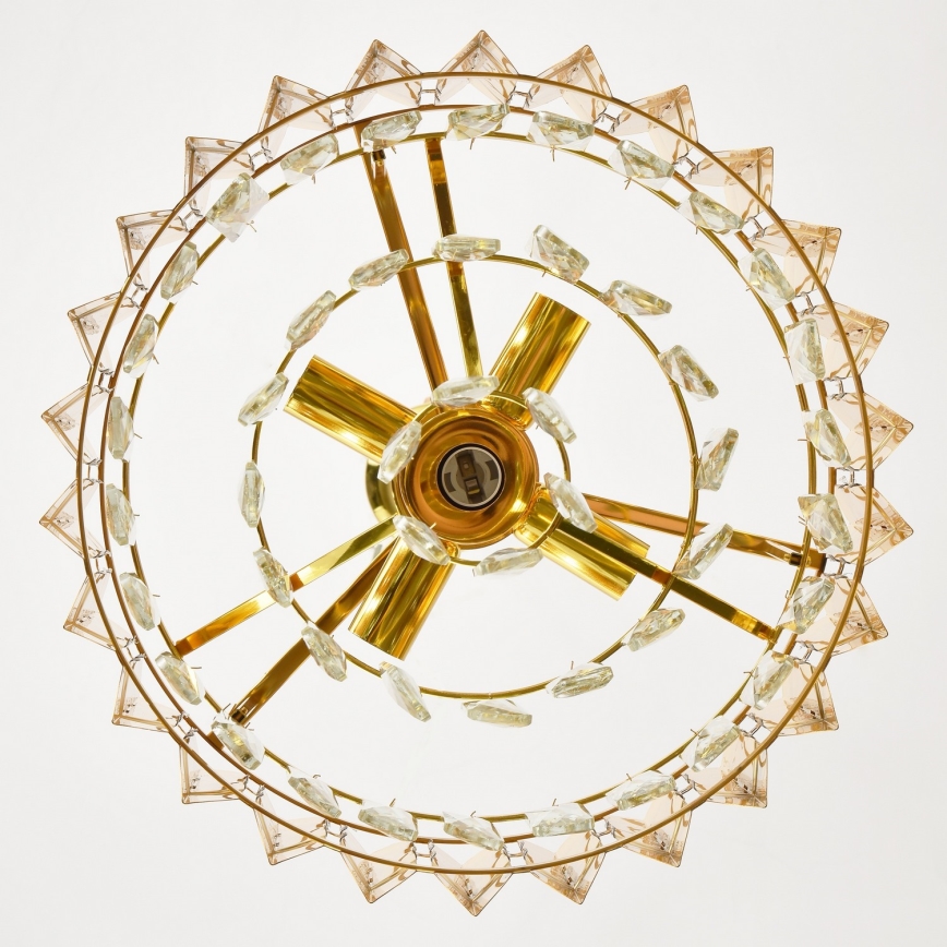 Brilagi - Kristallkrona med kedja CRISTAL 5xE14/40W/230V Ø 38 cm