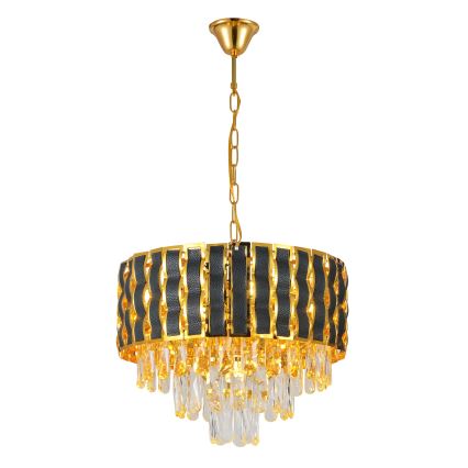 Brilagi - Kronlampa med kedja CRISTAL 5xE14/40W/230V Ø 38 cm