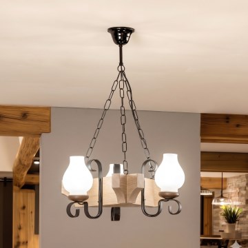 Brilagi - Kronlampa med kedja QUEEN 3xE14/40W/230V i ek