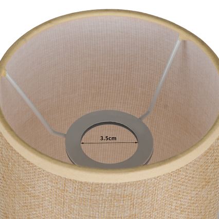 Brilagi - Lampskärm till bordslampa TABLON E27 Ø 14 cm beige
