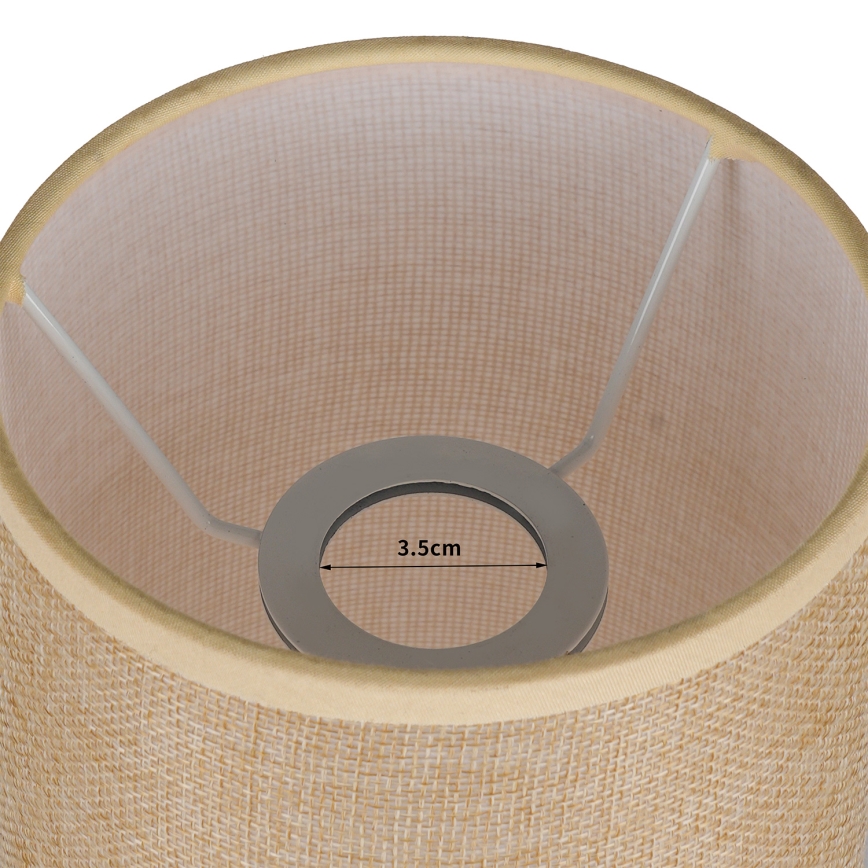 Brilagi - Lampskärm till bordslampa TABLON E27 Ø 14 cm beige