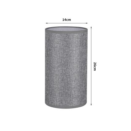Brilagi - Lampskärm till bordslampan TABLON E27, Ø 14 cm, grå
