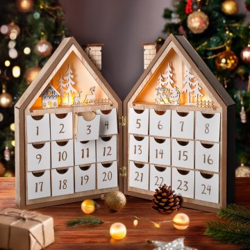 BRILAGI - LED-adventskalender LED/2xAAA