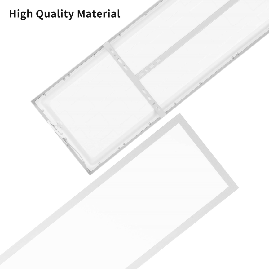 Brilagi - FRAME LED-taklampa för badrum LED/50W/230V 3000/4000/6000K 120x30 cm IP44 silverfärgad