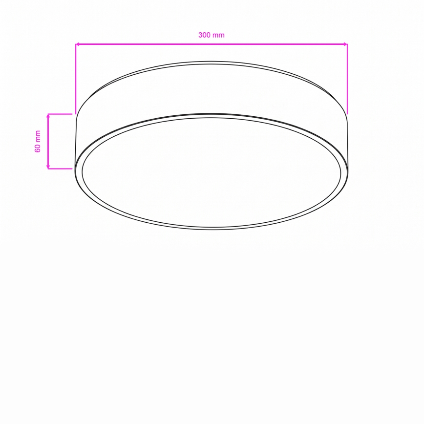 Brilagi - LED badrumsarmatur POOL LED/24W/230V 3000/4000/5500K Ø 30 cm IP54 brons