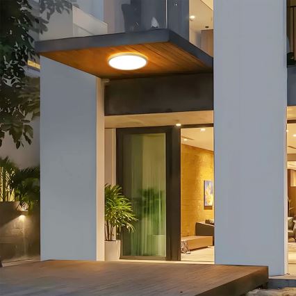 Brilagi - LED Badrumstaklampa ULTRA SLIM LED/24W/230V Ø 42 cm guldfärgad IP54