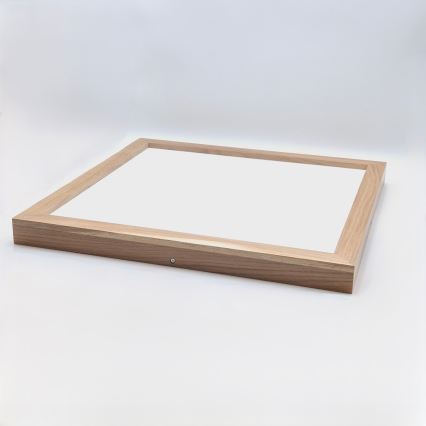 Brilagi - LED-taklampa för badrum WOODY FRAME LED/40W/230V 60x60 cm IP44 ek