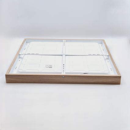 Brilagi - LED-taklampa för badrum WOODY FRAME LED/40W/230V 60x60 cm IP44 ek