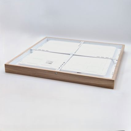 Brilagi - LED-taklampa för badrum WOODY FRAME LED/40W/230V 60x60 cm IP44 ek