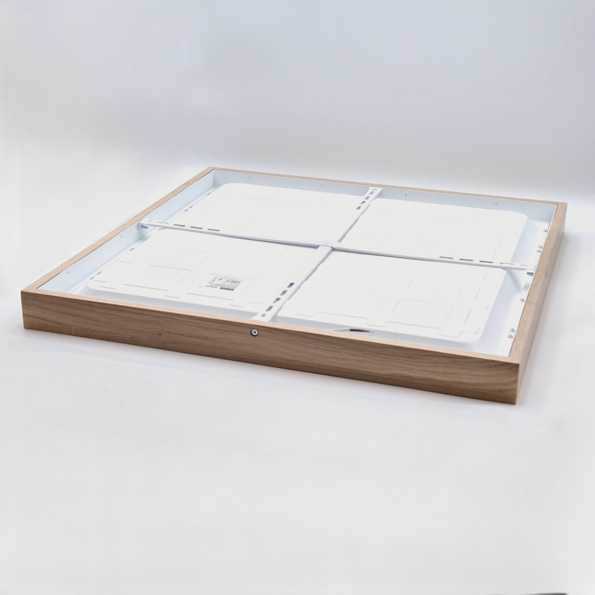 Brilagi - LED-taklampa för badrum WOODY FRAME LED/40W/230V 60x60 cm IP44 ek