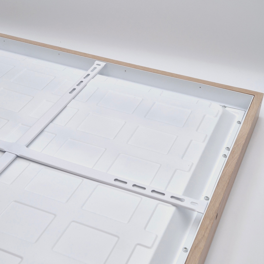 Brilagi - LED-taklampa för badrum WOODY FRAME LED/40W/230V 60x60 cm IP44 ek