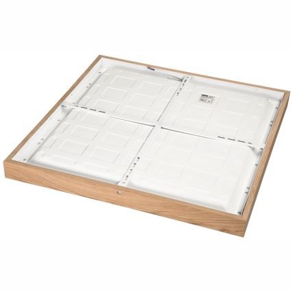 Brilagi - LED-taklampa för badrum WOODY FRAME LED/40W/230V 60x60 cm IP44 ek