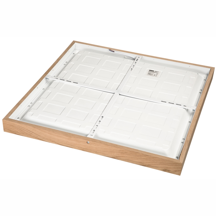 Brilagi - LED-taklampa för badrum WOODY FRAME LED/40W/230V 60x60 cm IP44 ek