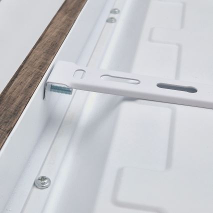 Brilagi - LED badrumstaklampa WOODY FRAME LED/40W/230V 60x60 cm IP44 ek/valnöt