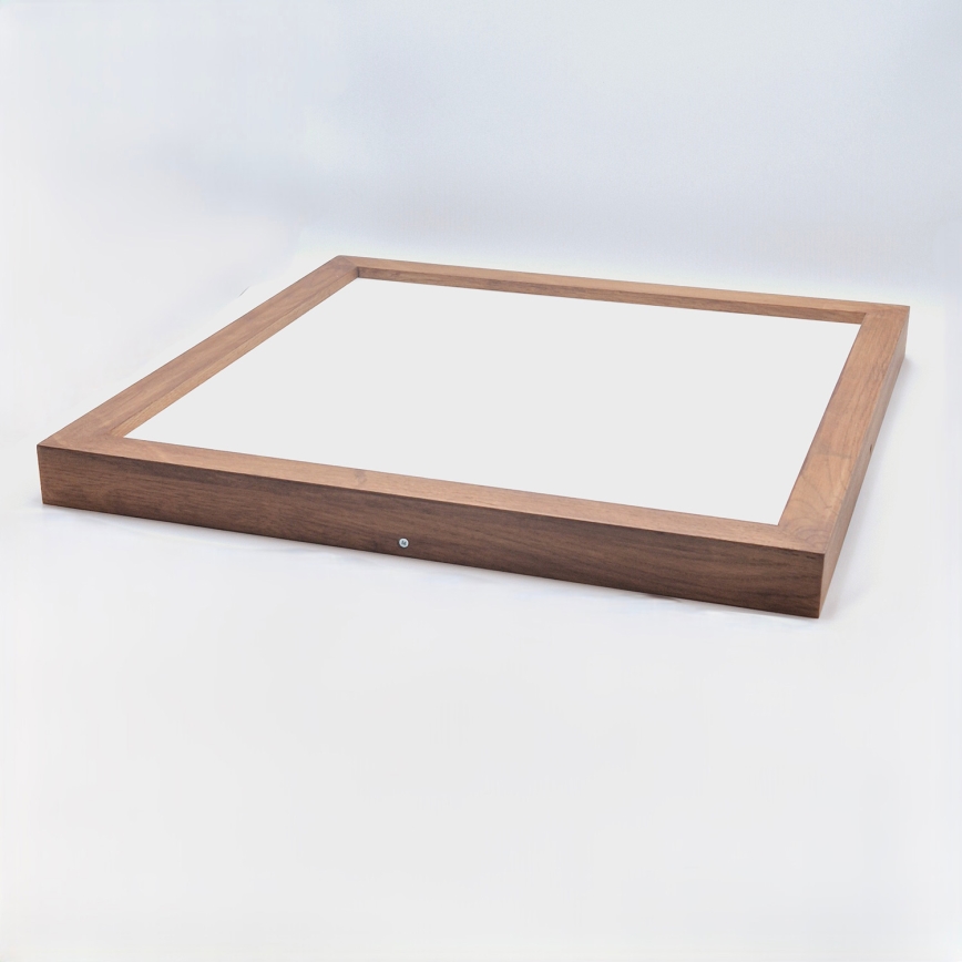 Brilagi - LED-takarmatur för badrum WOODY FRAME LED/40W/230V 60x60 cm IP44 i ek/körsbär