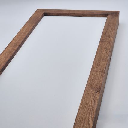 Brilagi - WOODY FRAME LED takarmatur för badrum 50W/230V 120x30 cm IP44 ek/körsbär