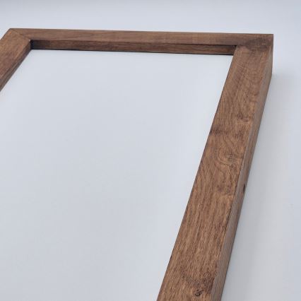 Brilagi - WOODY FRAME LED takarmatur för badrum 50W/230V 120x30 cm IP44 ek/körsbär