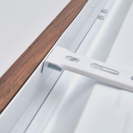 Brilagi - WOODY FRAME LED takarmatur för badrum 50W/230V 120x30 cm IP44 ek/körsbär