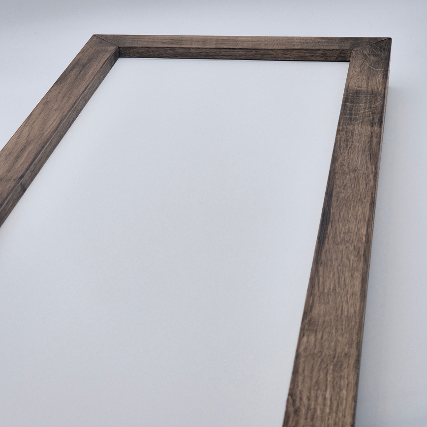 Brilagi - LED Badrumstaklampa WOODY FRAME LED/50W/230V 120x30 cm IP44 ek/valnöt