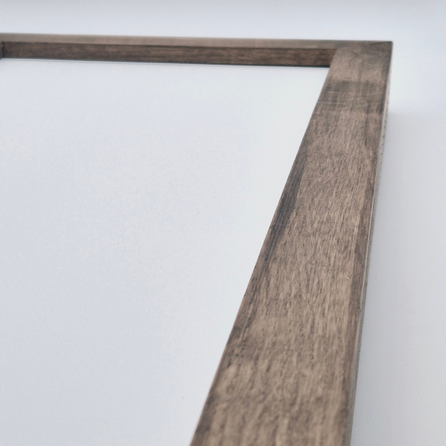 Brilagi - LED Badrumstaklampa WOODY FRAME LED/50W/230V 120x30 cm IP44 ek/valnöt