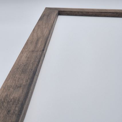 Brilagi - LED Badrumstaklampa WOODY FRAME LED/50W/230V 120x30 cm IP44 ek/valnöt