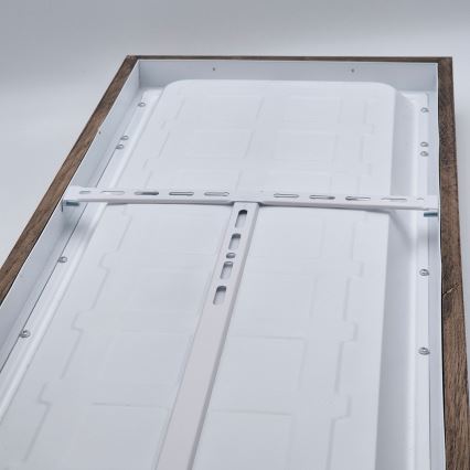 Brilagi - LED Badrumstaklampa WOODY FRAME LED/50W/230V 120x30 cm IP44 ek/valnöt