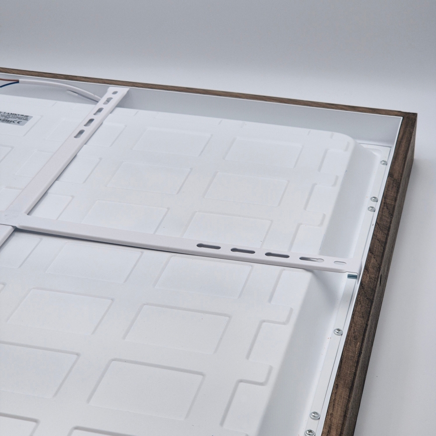 Brilagi - LED badrumsarmatur WOODY FRAME LED/50W/230V 60x60 cm IP44 ek/valnöt