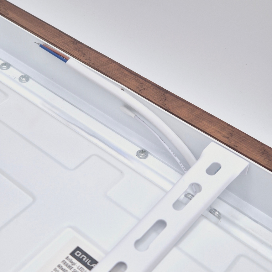 Brilagi - LED badrumsarmatur WOODY FRAME LED/50W/230V 60x60 cm IP44 ek/körsbär