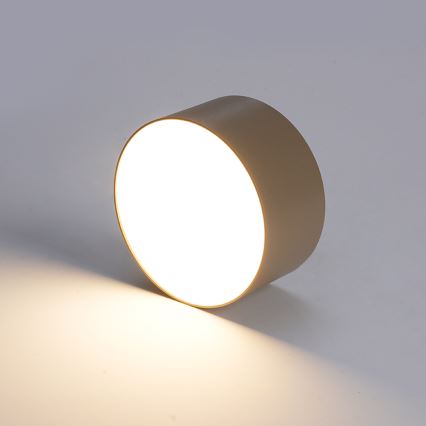 Brilagi - LED taklampa för badrum FORIS LED/14W/230V Ø 12 cm beige IP44