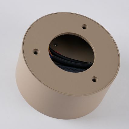 Brilagi - LED taklampa för badrum FORIS LED/14W/230V Ø 12 cm beige IP44