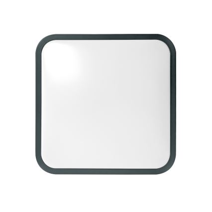 Brilagi - LED badrumsarmatur med sensor ZENNA LED/24W/230V 34,5x34,5 cm IP44 antracit + fjärrkontroll