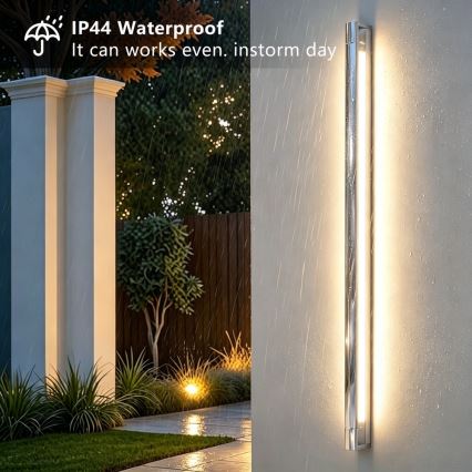 BRILAGI - LED-belysning för badrumsspegel AQUA LINE LED/36W/230V 120 cm IP44 blank krom CRI 90