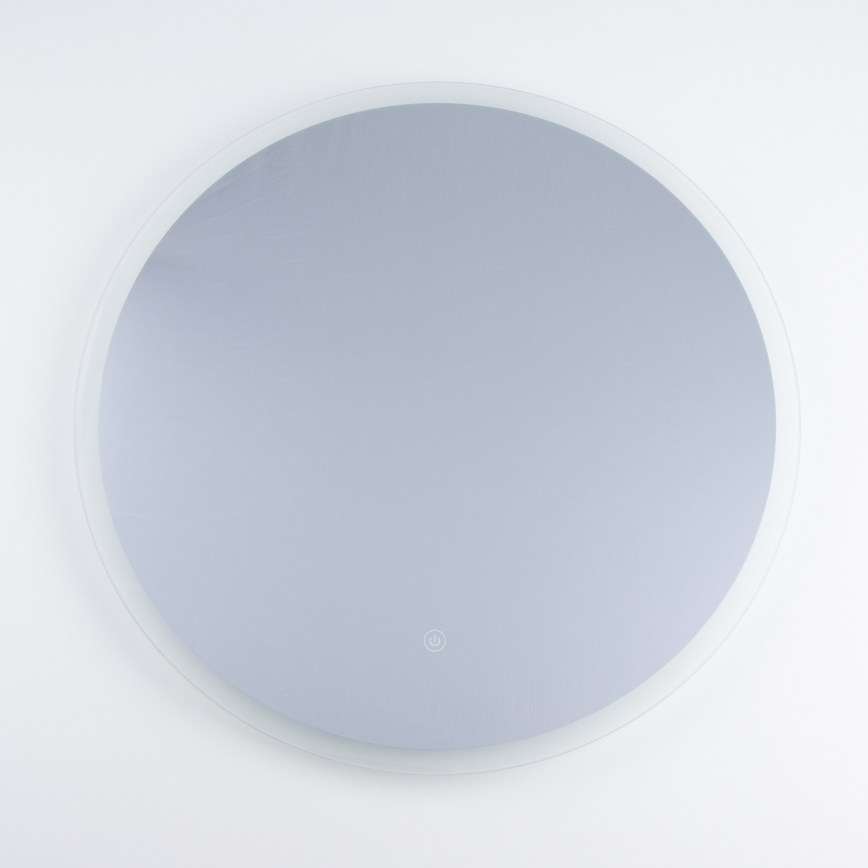 Brilagi - LED-badrumsspegel BERNATE LED/19W/230V Ø 60 cm, silver, IP44, CRI 90, dimbar + CCT