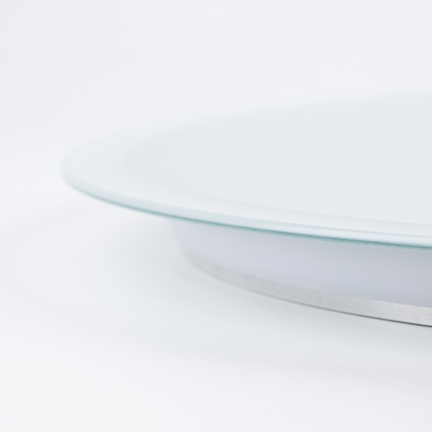 Brilagi - LED-badrumsspegel BERNATE LED/19W/230V Ø 60 cm, silver, IP44, CRI 90, dimbar + CCT
