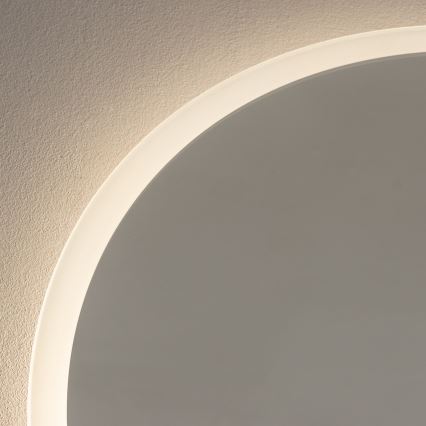 Brilagi - LED-badrumsspegel BERNATE LED/19W/230V Ø 60 cm, silver, IP44, CRI 90, dimbar + CCT