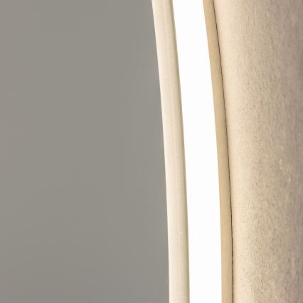 Brilagi - LED-badrumsspegel BERNATE LED/19W/230V Ø 60 cm, silver, IP44, CRI 90, dimbar + CCT