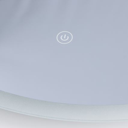 Brilagi - LED-badrumsspegel BERNATE LED/19W/230V Ø 60 cm, silver, IP44, CRI 90, dimbar + CCT
