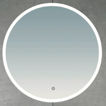 Brilagi - LED-badrumsspegel BERNATE LED/19W/230V Ø 60 cm, silver, IP44, CRI 90, dimbar + CCT