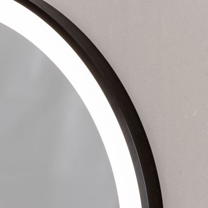 Brilagi - LED-badrumsspegel CANZO LED/25W/230V 50x80 cm svart IP44 CRI 90 dimmbar + CCT