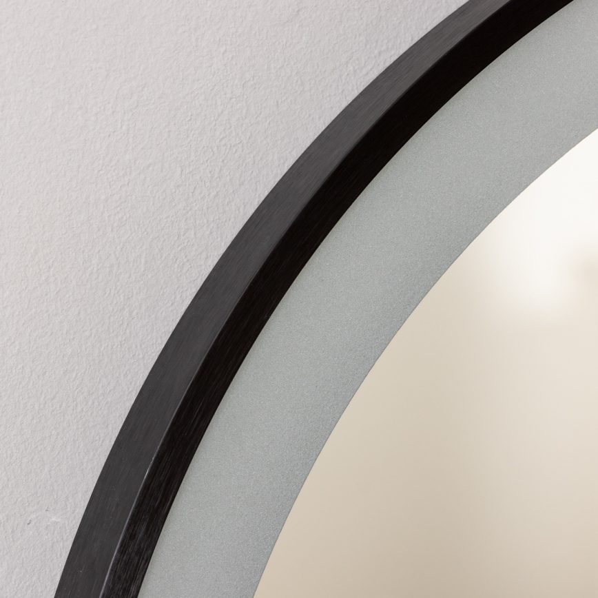 Brilagi - LED-badrumsspegel CANZO LED/25W/230V 50x80 cm svart IP44 CRI 90 dimmbar + CCT