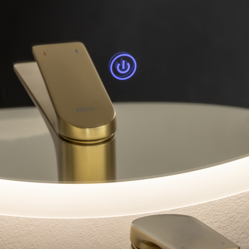 Brilagi - LED badrumsspegel CUNEO LED/25W/230V Ø 80 cm IP44 CRI 90 dimbara + CCT