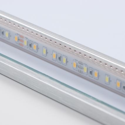 Brilagi - LED-badrumsspegel DESIO LED/28W/230V 60x80 cm, silverfärgad, IP44, CRI 90, dimbar + CCT