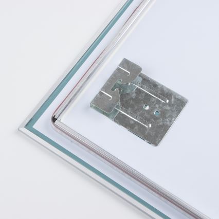 Brilagi - LED-badrumsspegel DESIO LED/28W/230V 60x80 cm, silverfärgad, IP44, CRI 90, dimbar + CCT