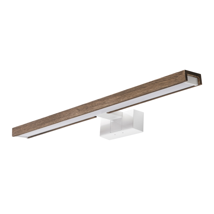 BRILAGI - LED-belysning för badrumsspegel 3v1 WOODY MIRROR 3v1 LED/12W/230V 60 cm IP44 vit/ek/valnöt