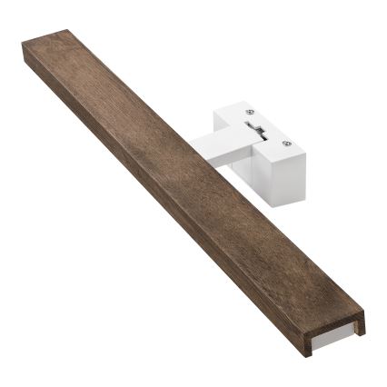 BRILAGI - LED-belysning för badrumsspegel 3v1 WOODY MIRROR 3v1 LED/12W/230V 60 cm IP44 vit/ek/valnöt