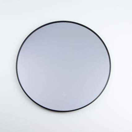Brilagi - LED-badrumsspegel NOVARA LED/19W/230V Ø 60 cm svart IP44 CRI 90 dimbar + CCT (justerbar färgtemperatur)
